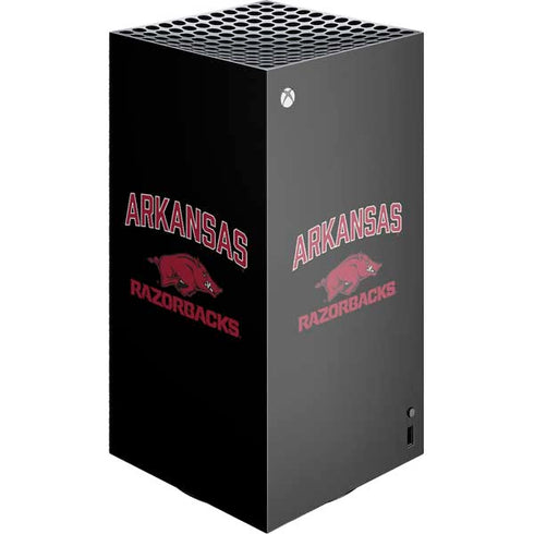 University of Arkansas-Fayetteville Razorbacks Black XBox Series X Digital Edition Console Skin